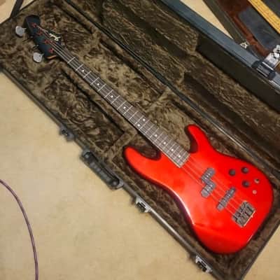 Fender Contemporary Power Jazz Bass Special 1987 - 1990 - Candy Apple Red image 2