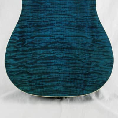MINT 2000 Taylor GSLJ Living Jewels Aqua Blue Koi Fish Guitar! Bearclaw Quilted GS image 20