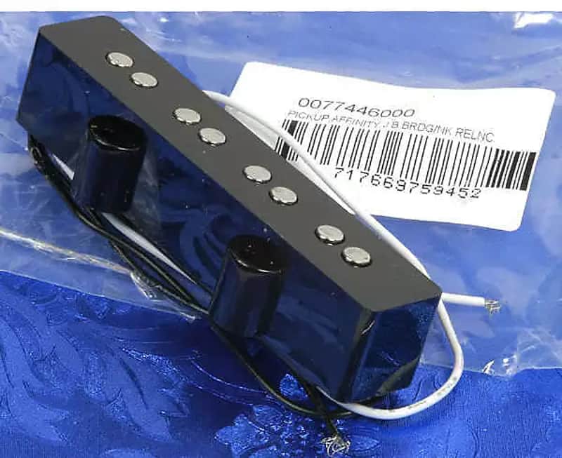 Fender Squier Affinity Jazz Bass Bridge Or Neck Pickup, 0077446000 image 1