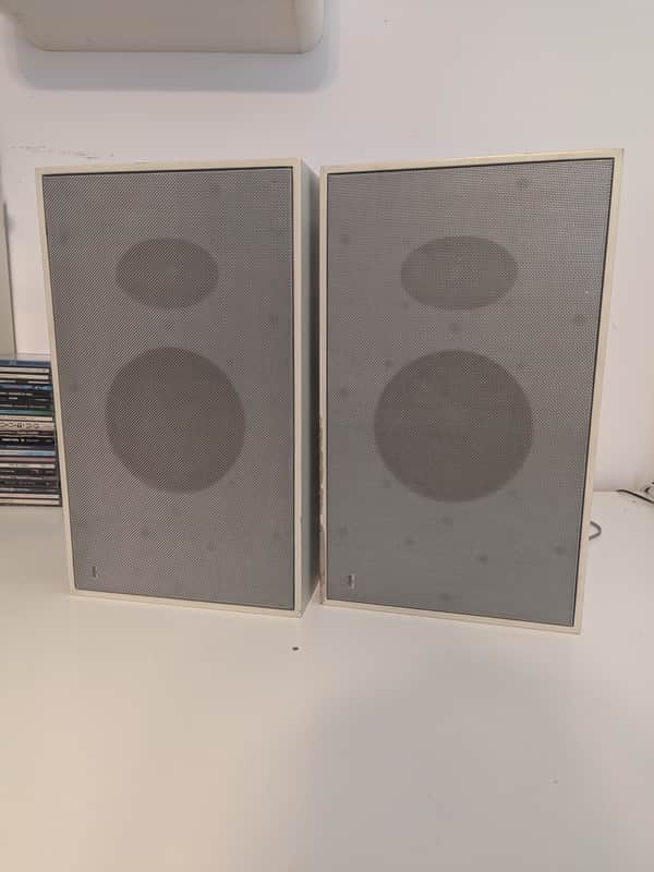 Speakers Lautsprecher Braun L470 For TS45 Audio 1 300  Dieter Rams 1968 - White Working image 1