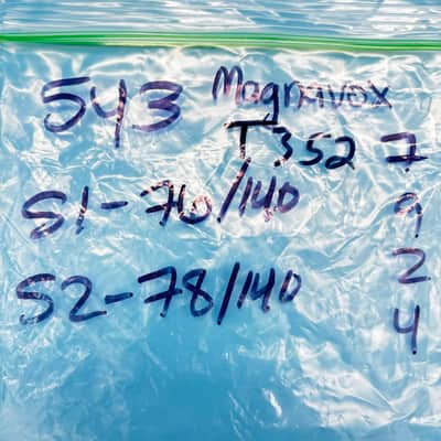 1956 RCA 5Y3GT Vintage Magnavox Black Plate Rectifier Tube! T352 image 7