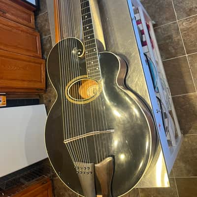 Gibson Style U Harp Guitar 1902 - 1927 - Ebony image 8