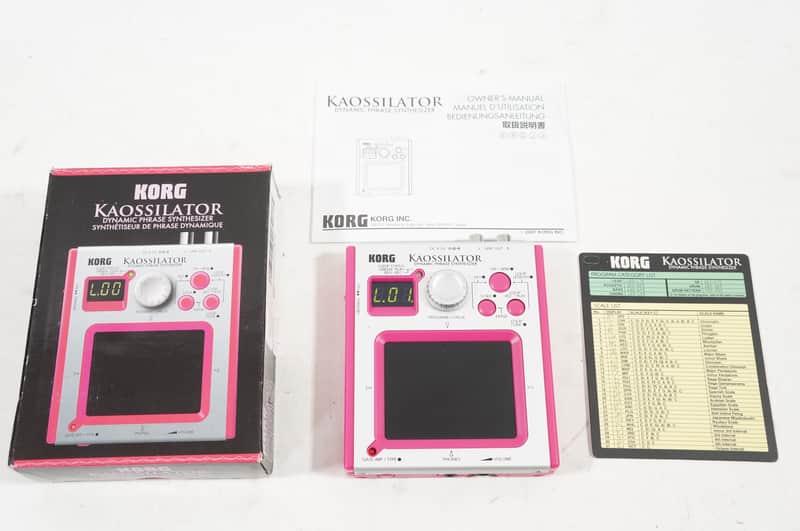 KORG KO-1 PINK KAOSSILATOR Dynamic Phrase Synthesizer KO1 | Reverb