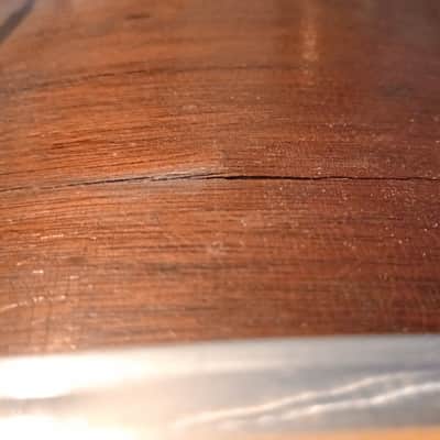 MAHOGANY 24" BASS DRUM-C VIDEO (3/16" THICK W/ RINGS) 1887 BADGE-BUYER PAYS SHIPPING! image 12