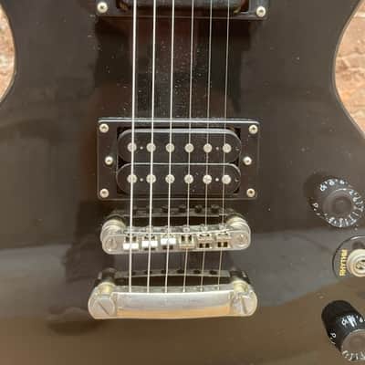 Epiphone Special Les Paul Shape Model II W/ Headstock Repair SN: 1104101005- Black image 18