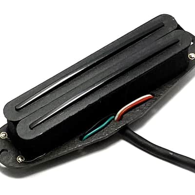 DFHR Rails HSH Pickup Set, Super-Hot Humbucker Rail Bridge Middle & Neck SH Set, Black image 5