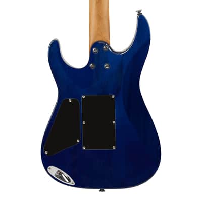 Used Charvel Pro-Mod Plus Dinky DK24 HH 2PT E QM Electric Guitar Chlorine Burst image 7