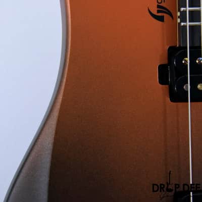 GV Guitars Syrius "Ember" Baritone Headless Electric Guitar w/ Bag - Ember image 5