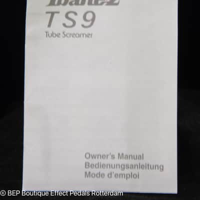 Ibanez TS-9 Tube Screamer 1992 s/n 339982 with JRC4558D made in Japan image 14