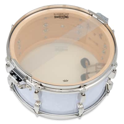 Slingerland Radio King 7x14" Single Ply Snare Drum SLFP0714SMK016 - White Marine Pearl image 6
