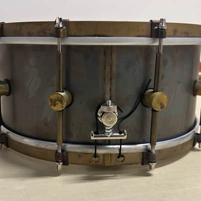 A&F Raw Brass 14" x 6.5" Snare Drum image 8
