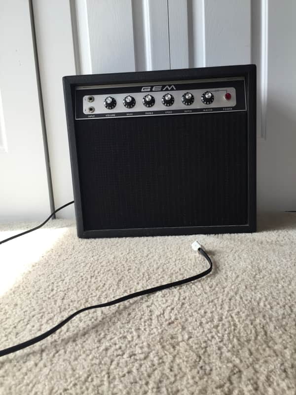 Gem/Rickenbacker Tr7 1970's-1980's Black image 1