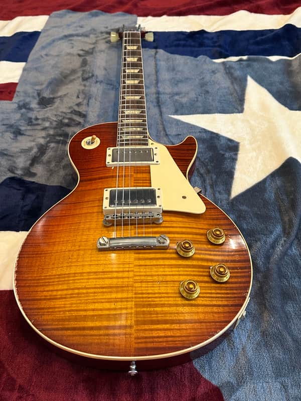 Gibson Gibson Custom Shop 60th Anniversary '59 Les Paul Washed Cherry Tom Murphy Painted and Aged - Washed Cherry Tom Murphy Painted and Aged image 1