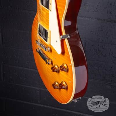 History TH-LS Lemon Drop Burst MIJ Fujigen Lacquer LP-Style w/ Heritage Wood LDB image 7