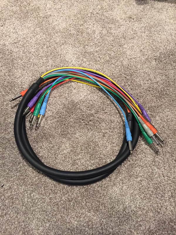 Hosa CPP802 CPP802 8 1/4" TS Patch Snake - 2 Meter image 1