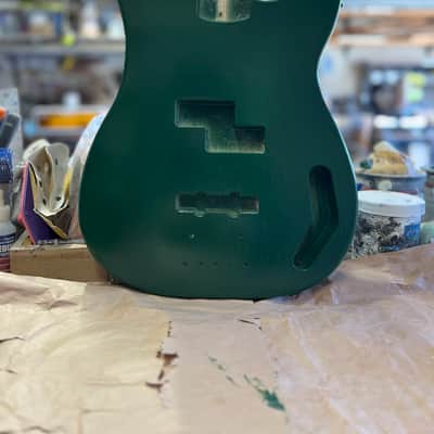Madlad Instruments Green Monster PJ-Route Precision Bass PBass Semi-Gloss Finished Body (made with pride in north Texas) image 1