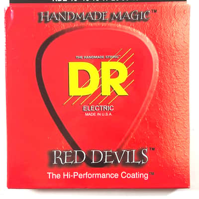 DR Guitar Strings Electric Red Devils K3 High Performance Coated 10-46 image 3