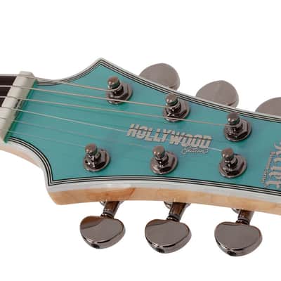 Schecter C-1 SLS Hollywood - Glacier (1386) image 5