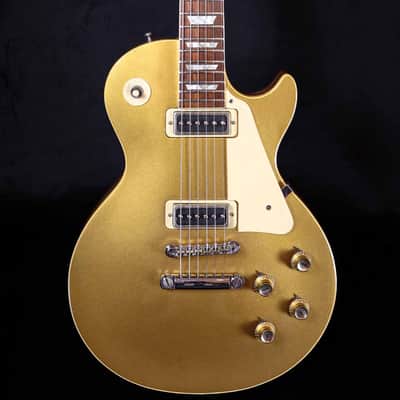 Vintage 1974 Gibson Les Paul Deluxe 1974 - Goldtop with P90s and Original Mini Humbuckers image 1