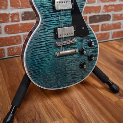 Gibson Custom Shop Les Paul Custom AAAA Flame Maple Top Murphy Lab Heavy Aged Nordic Blue 2025 w/OHSC image 9