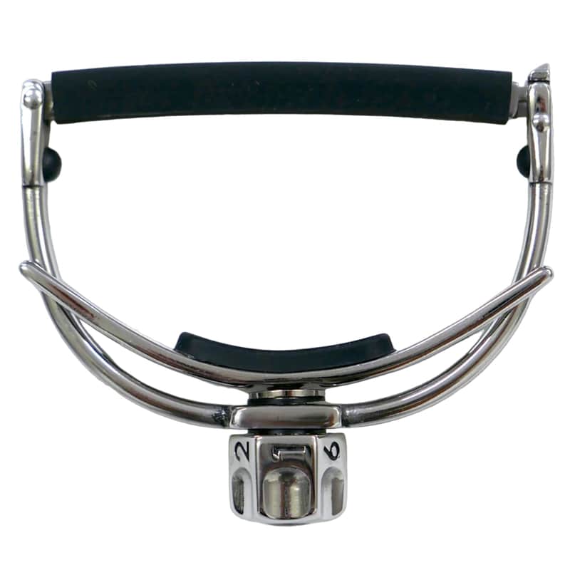 Shubb F3 FineTune Capo for Wide Neck Steel String Guitars , Stainless Steel image 1
