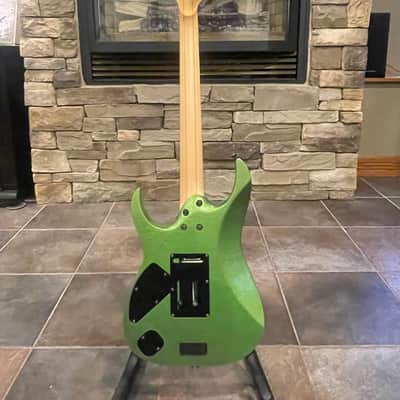 2006 Ibanez j.custom - Ultra Rare "Lizard Skin Candy Pearl Green" (Near Mint) image 13
