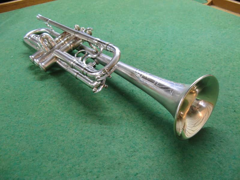 Bandmaster Artist Peashooter Trumpet 1933 - Buescher Art Stencil - No Case or MP image 1