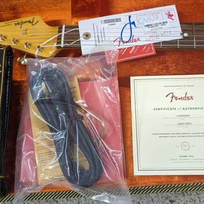 Fender USA Stevie Ray Vaughan Signature Stratocaster, Sunburst Guitar with Case image 8