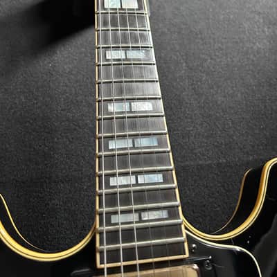 1983 Yamaha SA-2100 Semi-Hollow Electric Guitar – Black – Made in Japan – Original Hard Case image 18
