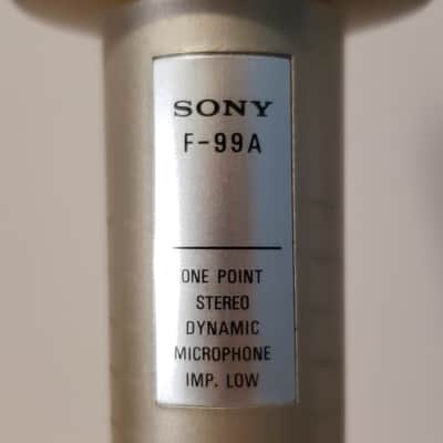 Sony F-99A 70s Dynamic Microphone - Metal - Japan image 1