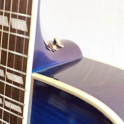 Limited Edition Epiphone Hummingbird Artist Dreadnought Acoustic Guitar in Blue Burst image 8