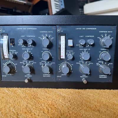 Neve 2254/E Compressor Limiter Racked Pair 1970s *deeply overhauled* Sold with WARRANTY image 1