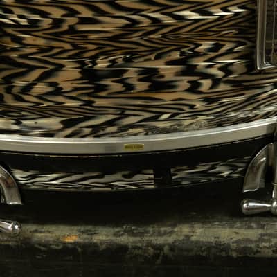 1960s Rogers 14x20 Black Onyx Pearl Bass Drum image 12