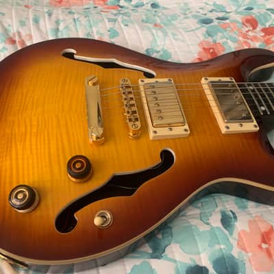 AIO Wolf KLP 45FM Electric Guitar - Honey Burst image 1