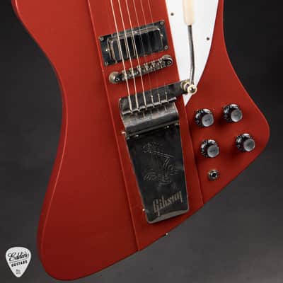 2024 - Gibson Custom Shop 1963 Firebird V W/ Maestro Vibrola Ultra Light Aged Ember Red 8.13 #407723 image 6