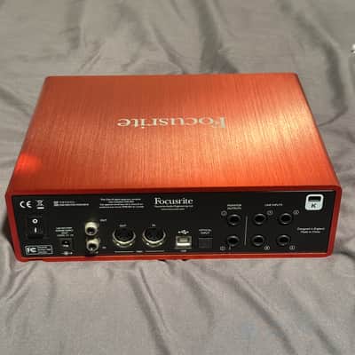 Focusrite Scarlett 18i8 2nd Gen USB Audio Interface 2016 - 2018 - Red / Black image 2