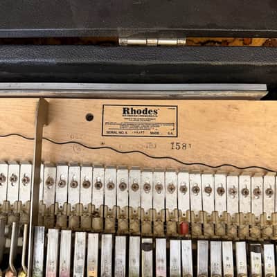 Vintage 1981 Fender Rhodes Mark Two MKII Stage 73 Electric Piano w/ Legs & Pedal image 12