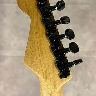 Fender 80's Contemporary HSS Stratocaster MIJ Translucent Crimson Red image 4