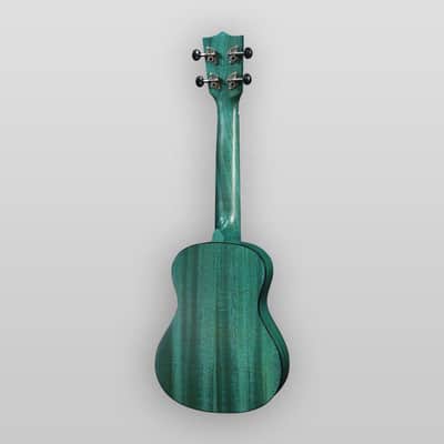 Puka Model PK-DPC Dolphin Rosette Deep Blue Satin Finish Concert Size Ukulele image 6