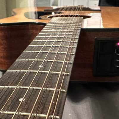 Takamine GD30CE-12NAT G30 Series 12-String Dreadnought Cutaway Acoustic/Electric Guitar 2010s - Natural w/ Takamine Case image 10