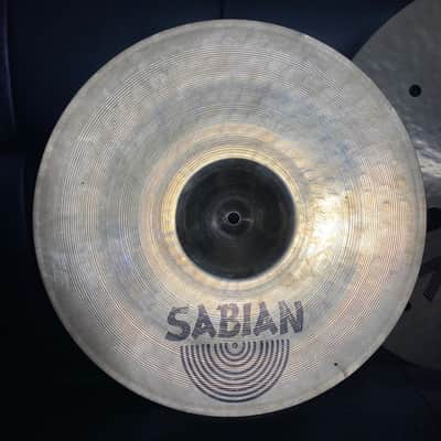 Sabian Cymbal Pack 13” Studio Crash + 16” Stage Crash Cracked Preowned image 6