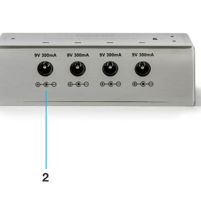 MXR M239 MINI ISO-BRICK Power Supply 4-9V Outputs & 1 Switchable 9V/18V Output & ECB009G1 ADAPTER image 5