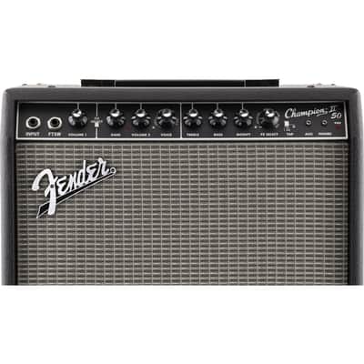 Fender CHAMPION II 50 1x12" 50-Watt Solid State Guitar Amplifier Combo image 4