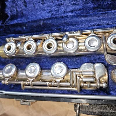 Armstrong 103 B-Foot Open-Hole Flute, with Case. USA. Very Good Condition image 9