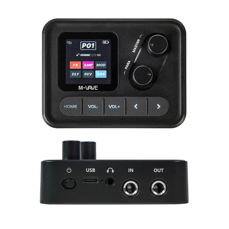 M-VAVE Pocket AMP Effect Pedal Guitar Bass 6 Modules 80+ Built-in Presets(Price includes the import duty for US buyer) image 1