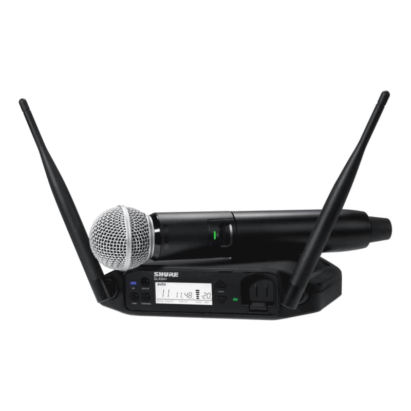 Shure GLXD24+/SM58 Dual Band Digital Wireless Handheld System image 1