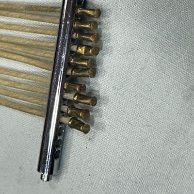Ludwig Super Sensitive 10 Strand Gut Snares (TDG-U-296) 30's?? - chrome image 6