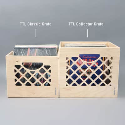 Turntable Lab: Classic Wooden Record Storage Crate image 5