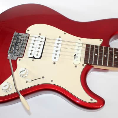 Fernandes Retrorocket Pro SUSTAINER 2004 • Candy Apple Red | Reverb