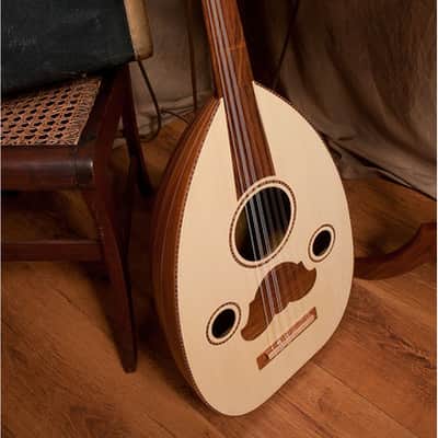 Mid East OUDRN-1 Arabic Oud Sheesham w/Gig Bag & Owner's Guide - Blemished* image 6